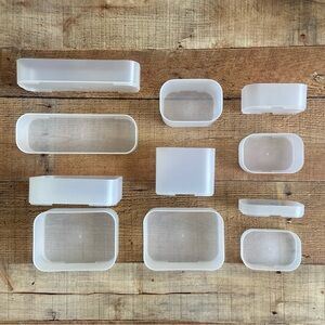 Clear Storage Organizer Set